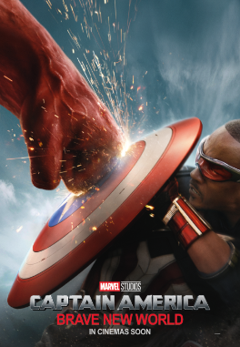Kinoplakat für CAPTAIN AMERICA: BRAVE NEW WORLD (Männerabend)