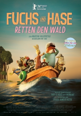 Kinoplakat für FUCHS UND HASE RETTEN DEN WALD (Kleinkinderkino)